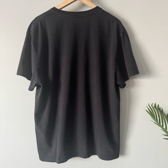 Vintage Y2K Hanes Classic Rock Chang Wolf pack Wolves T-Shirt Black XL? - Picture 4 of 8